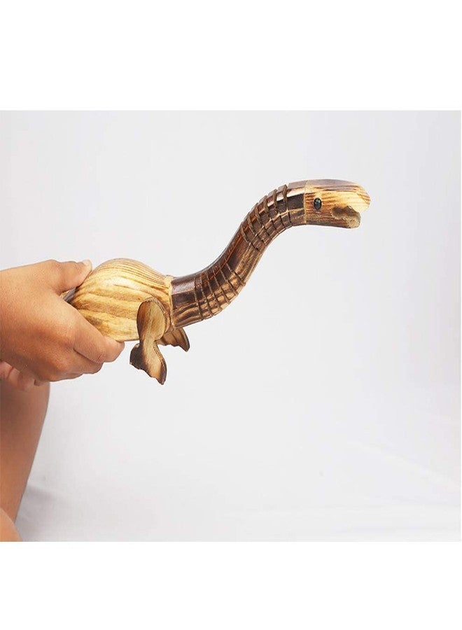 Qwick Click Handcrafted Wooden Flexible Dinosaur Showpiece for Home Decor, Kids Toy, Functional Gift (50 cm) - Image 4